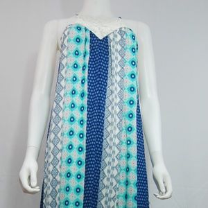 Sugar Lips Blue Knit Top Long Dress NWT